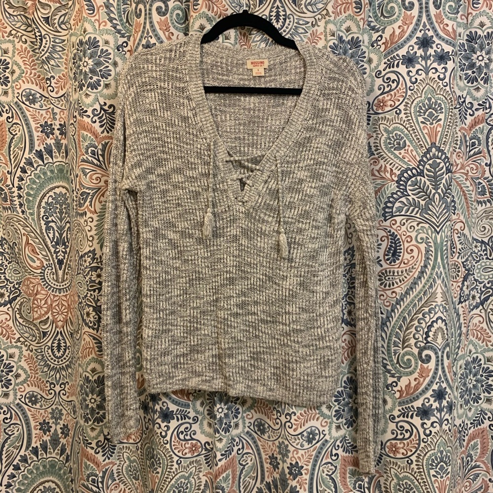 Gray sweater